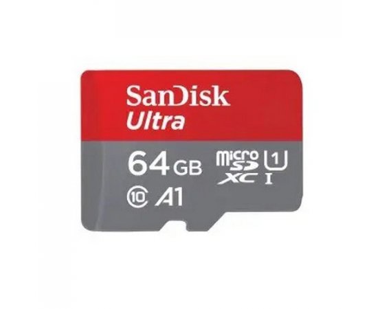 SANDISK ULTRA MICROSDXC 64 GB + SD ADAPTER 140 MB/S A1 CLASS 10 UHS-I