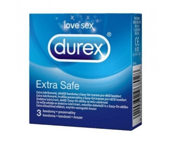 DUREX EXTRA SAFE 3 KS KONDOMY