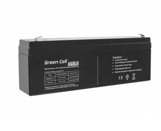 GREEN CELL AGM18 AGM BATTERY 12V 2.3AH