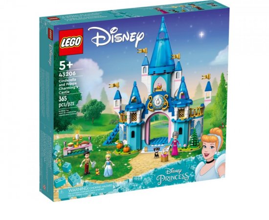 LEGO DISNEY PRINCESS ZAMOK POPOLUSKY A KRASNEHO PRINCA /43206/