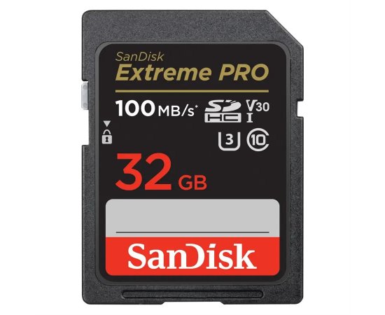 SANDISK SDSDXXO-032G-GN4IN EXTREME PRO 32 GB SDHC MEMORY CARD 100 MB/S 90 MB/S,UHS-I,CLASS 10,U3,V30