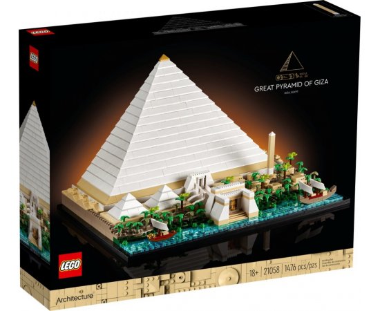 LEGO ARCHITECTURE VELKA PYRAMIDA V GIZE /21058/