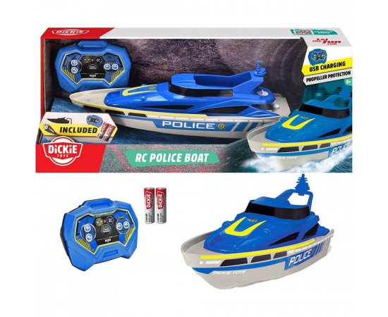 DICKIE RC POLICAJNA LOD, 33 CM /D 1107003/