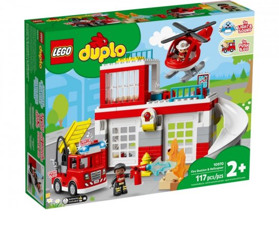 LEGO DUPLO HASICSKA STANICA A VRTULNIK /10970/