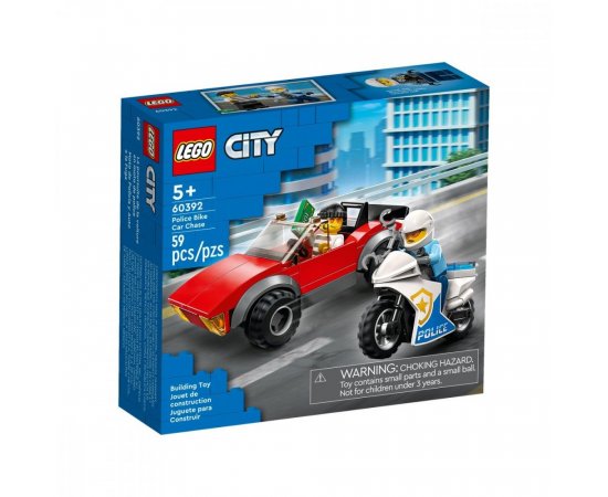 LEGO CITY NAHANACKA AUTA S POLICAJNOU MOTORKOU /60392/