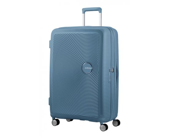 AMERICAN TOURISTER SOUNDBOX SPINNER 77/28 TSA EXP STONE BLUE 88474-E612