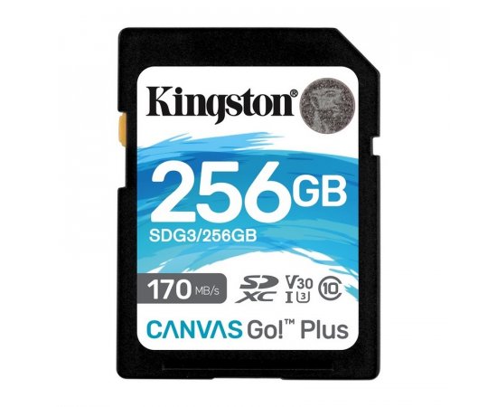 KINGSTON 256GB SDXC U3 V30 170/90 MB/S