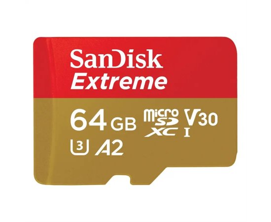 SANDISK EXTREME MICROSDXC CARD FOR MOBILE GAMING 64 GB
