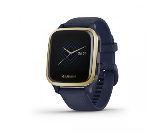 GARMIN VENU SQ MUSIC, NAVY/LIGHT GOLD 010-02426-12