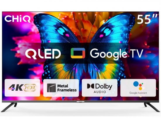 CHIQ U55QM8E + darček internetová televízia sweet.tv na mesiac zadarmo