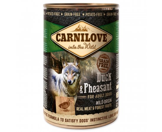 CARNILOVE WILD MEAT DUCK AND PHEASANT 400G (294-111199)