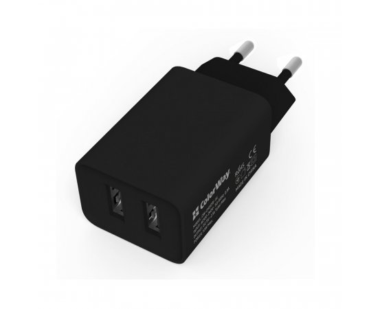 COLORWAY AC NAB. 2XUSB AUTO ID 2.1A (10W), CIERNA, (CW-CHS015-BK)