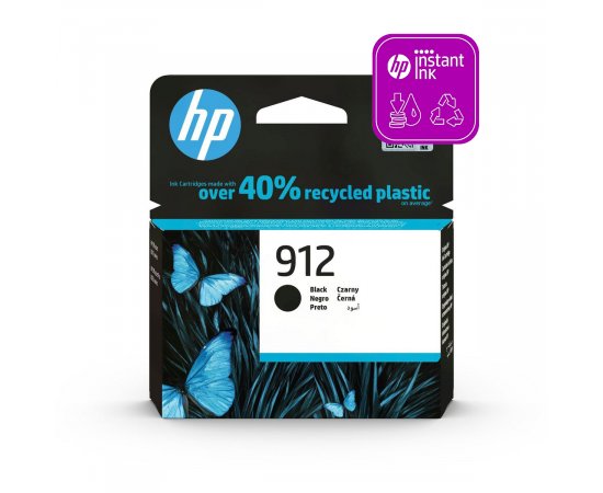 HP ORIGINAL INK 3YL80AE, HP 912, BLACK, 300STR., HIGH CAPACITY, HP OFFICEJET 8012, 8013, 8014, 8015