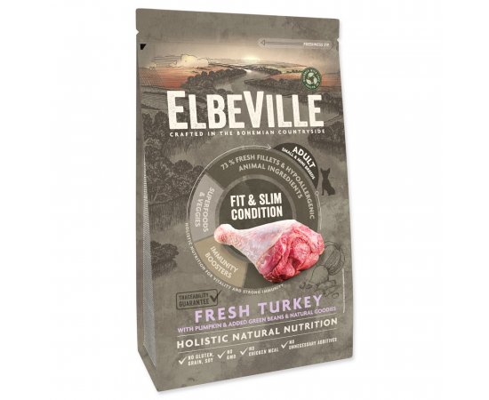 ELBEVILLE ADULT MINI FRESH TURKEY FIT AND SLIM CONDITION 1,4 KG