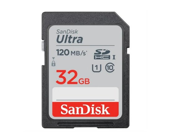 SANDISK ULTRA SDHC MEMORY CARD 120 MB/S 32GB
