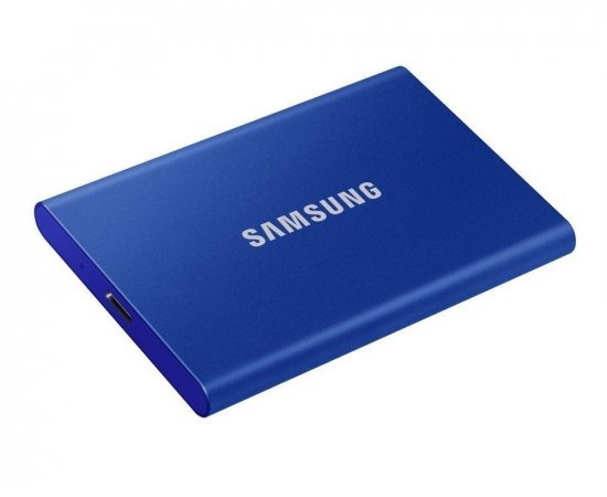 SAMSUNG EXTERNY T7 SSD DISK 2TB MODRY MU-PC2T0H/WW