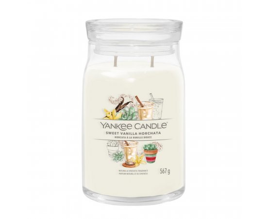 YANKEE CANDLE 1749332E SIG SVIECKA VELKA SWEET VANILLA HORCHATA