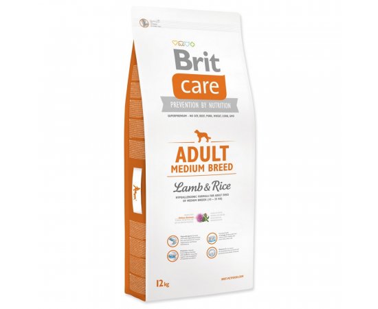 BRIT CARE ADULT MEDIUM BREED LAMB AND RICE 12 KG (294-132709)