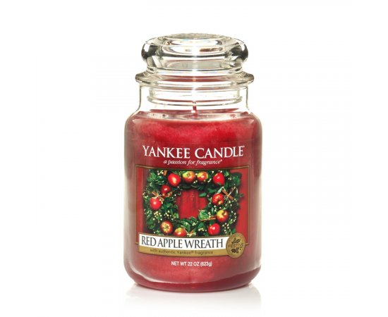 YANKEE CANDLE 1120697 SVIECKA RED APPLE WREATH/VELKA