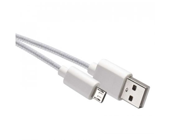 EMOS SM7006W TEXT. KABEL USB 2.0 A/M - MICRO B/M 1M BIELY