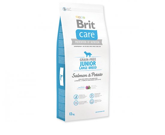 BRIT CARE GRAIN-FREE JUNIOR LARGE BREED SALMON AND POTATO 12 KG (294-132721)