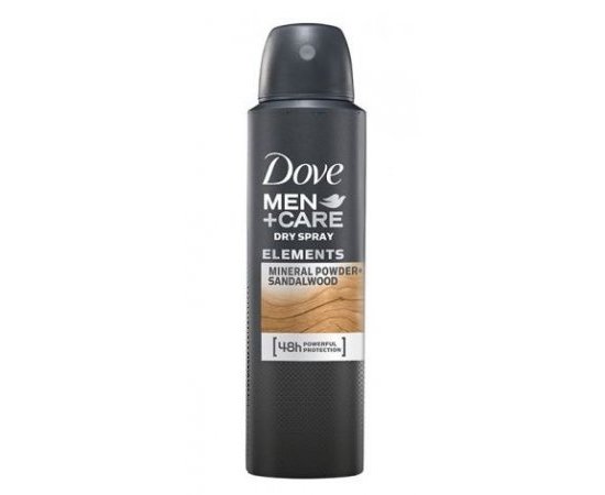 DOVE DEO MEN 150 ML MEN+CARE ELEMENTS TALC MINERAL &amp; SANDALWOOD