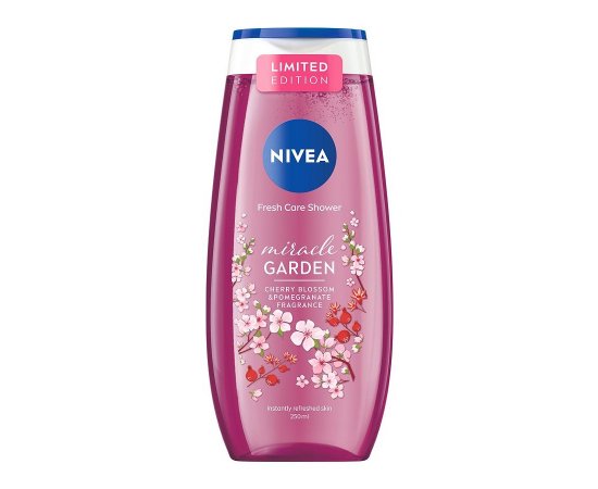 NIVEA SPRCHOVY GEL 250ML MIRACLE GARDEN CHERRY BLOSSOM &amp; POMEGRANATE