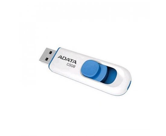 ADATA C008 USB2.0 8GB BIELO MODRA, AC008-8G-RWE