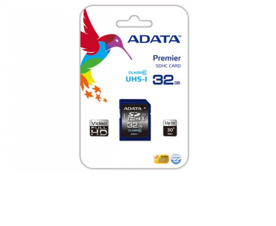 ADATA SDHC 32GB UHS-I PREMIER, CLASS 10 ASDH32GUICL10-R