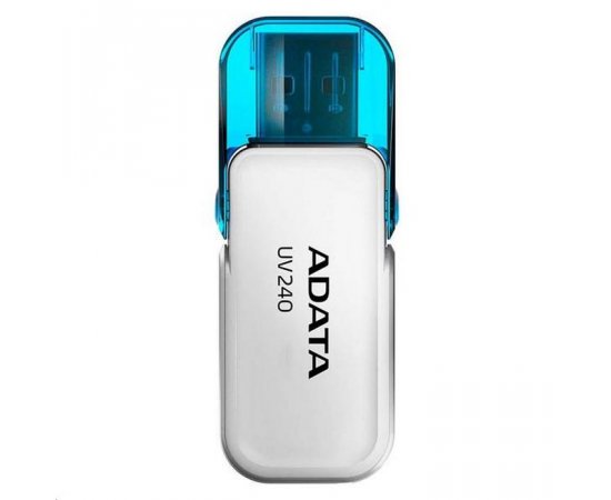 ADATA UV240 32GB USB WHITE (VHODNE PRE POTLAC), AUV240-32G-RWH