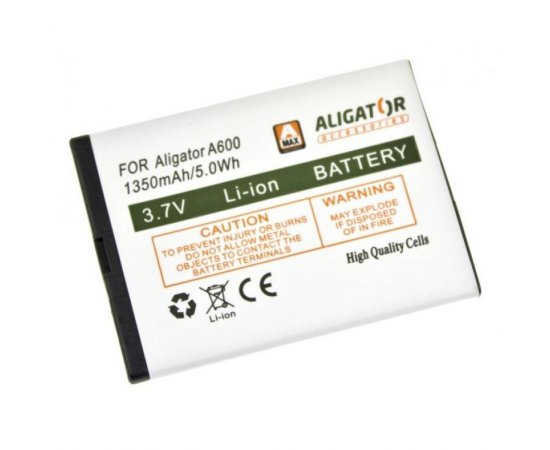 ALIGATOR BATERIE A600, LI-ION 1350 MAH