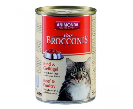 ANIMONDA KONZERVA CAT BROCCONIS HOVADZIE + HYDINA 400G