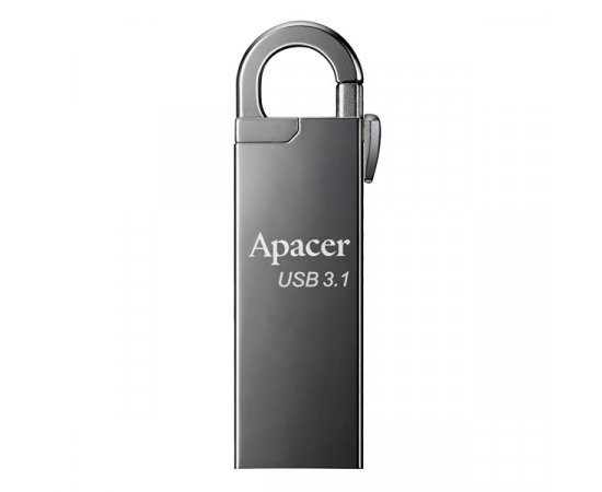 APACER AH15A USB FLASH DISK, 3.1, 16GB, STRIEBORNY, STRIEBORNA, S KARABINKOU, AP16GAH15AA-1