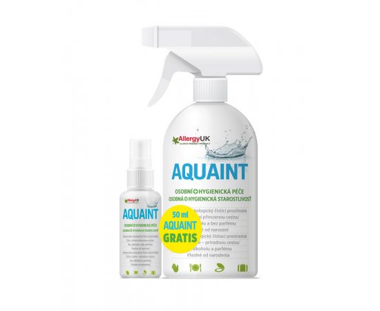 AQUAINT 100% EKOLOGICKA CISTIACA VODA 500ML+50ML GRATIS