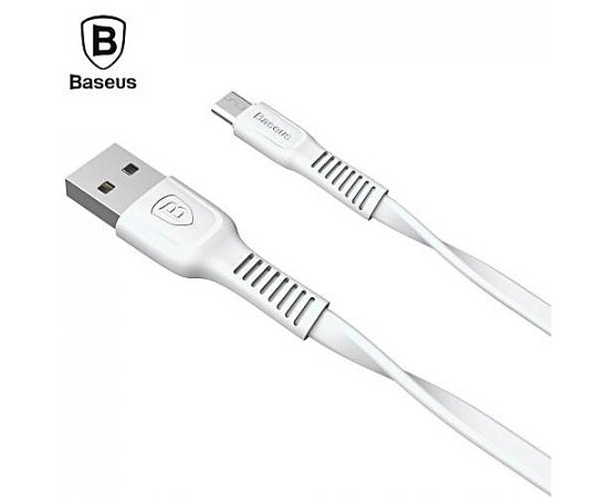 BASEUS KABEL MICRO USB TOUGH SERIES CABLE 2A 1M BIELY (CAMZY-B02)