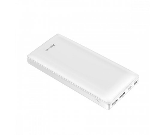 BASEUS POWER BANKA MINI JA FAST CHARGE, RYCHLA NABIJACKA 3A 30000MAH BIELA (PPJAN-C02)