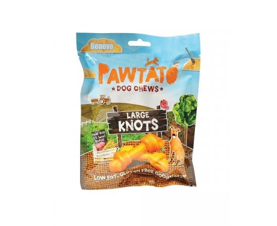 BENEVO PAWTATO KNOTS LARGE 180G