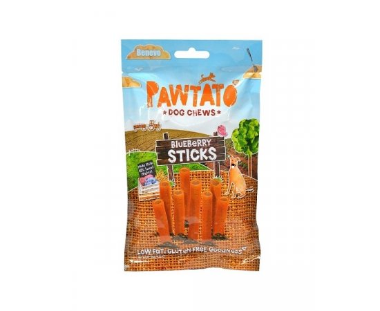 BENEVO PAWTATO STICKS - BLUEBERRY 120G