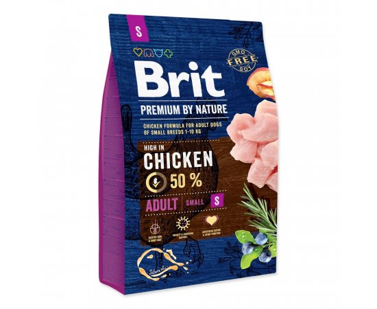 BRIT PREMIUM BY NATURE ADULT S 3 KG (294-170810)