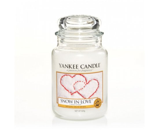 YANKEE CANDLE 1249712E SVIECKA SNOW IN LOVE/VELKA