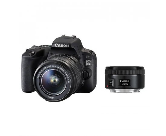 CANON EOS 200D + EF-S 18-55MM F/4-5,6 IS STM + EF 50MM F/1.8 STM