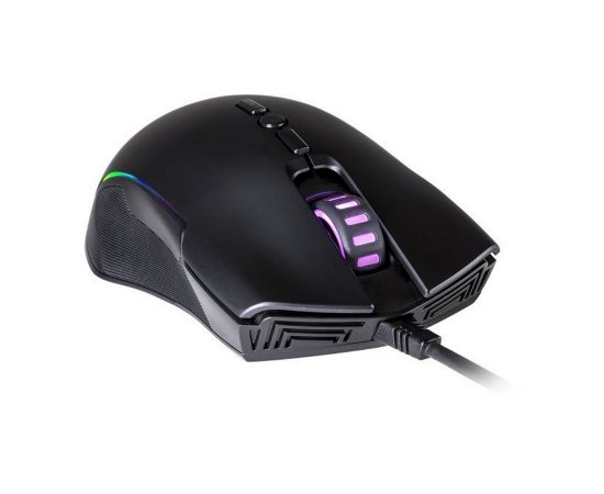 COOLER MASTER MASTERMOUSE CM310, HERNA MYS, OPTICKA, 10000 DPI, RGB LED, CIERNA