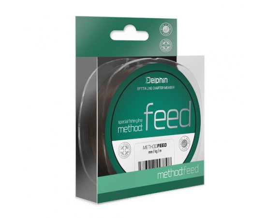 DELPHIN METHOD FEED HNEDA 300M 0,22MM 9,2LBS, 500650422