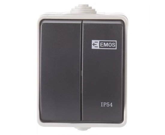EMOS A1398.1 PREPINAC NASTENNY C.5 IP54 SEDO-CIERNY
