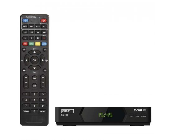 EMOS J6012 SET-TOP BOX EM 190 HD HEVC H265 (DVB-T2)