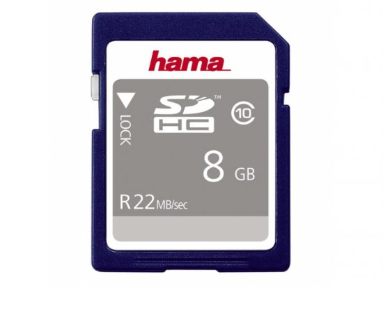 HAMA 104366 HIGH SPEED SDHC 8 GB CLASS 10