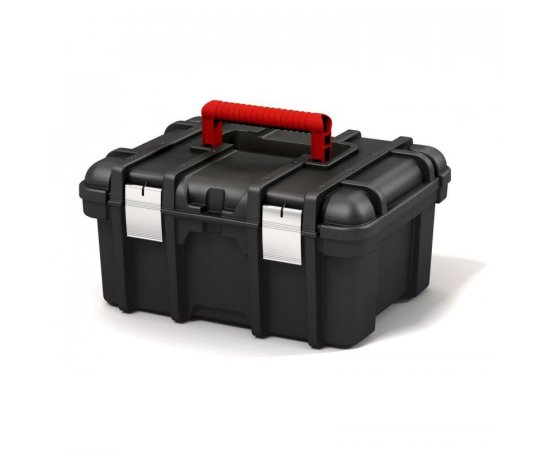 KETER /238279/ 16 POWER TOOL BOX (METAL LATCHES) BLACK/RED