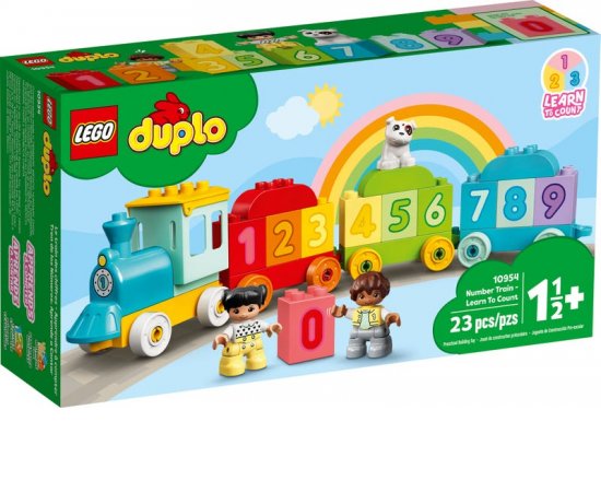 LEGO DUPLO VLACIK S CISLAMI - UCIME SA POCITAT /10954/