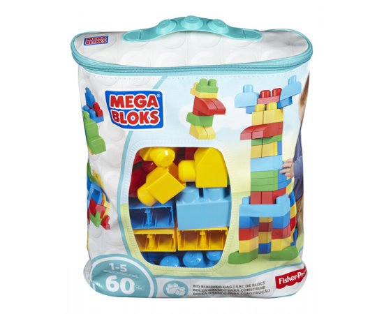 MATTEL MEGA BLOKS FIRST BUILDERS VRECE KOCIEK PRE CHLAPCOV (60) /DCH55/