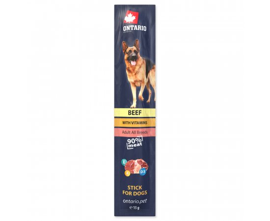 ONTARIO STICK FOR DOGS BEEF 15G (214-5801)